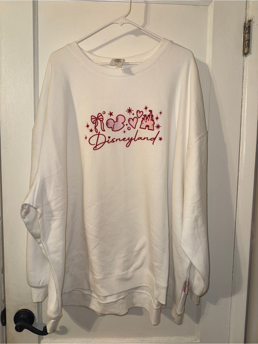 Disneyland Crewneck Sweatshirt Bow and Castle Sz 2x